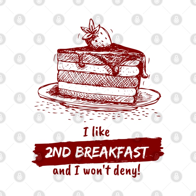 I Like 2nd and I Won't Deny! - White - Fantasy Funny by Fenay-Designs