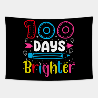 100 Days Brighter – Bold and Colorful Learning Celebration Tapestry