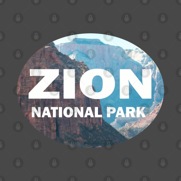 Zion National Park Bumper Sticker by stermitkermit