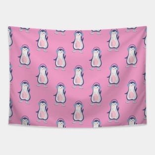 Penguins pattern Tapestry