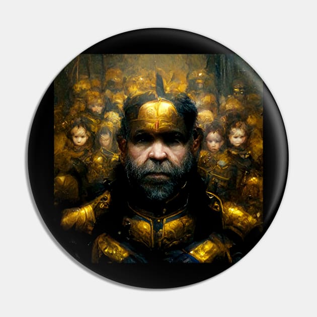 Dark army of the dwarves | Black and Gold Pin by Classical