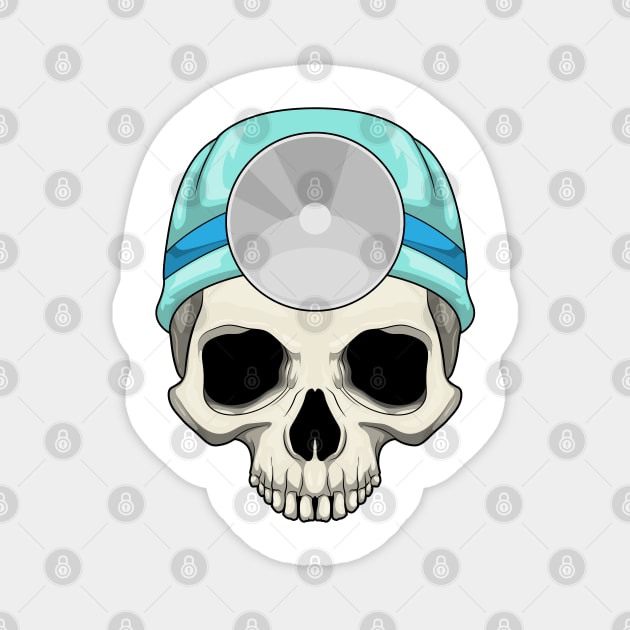 Skull Doctor Stethoscope Magnet by Markus Schnabel