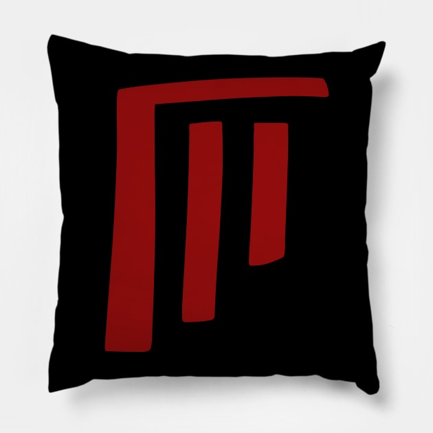 HNTOSADL - Diablo's Tattoo _002 Pillow by weebslinger