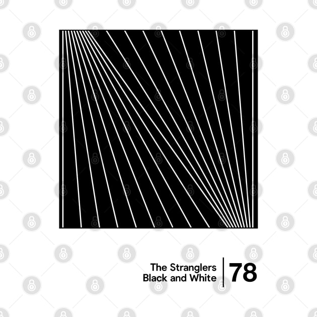 The Stranglers - Minimal Style Graphic Artwork Design by saudade