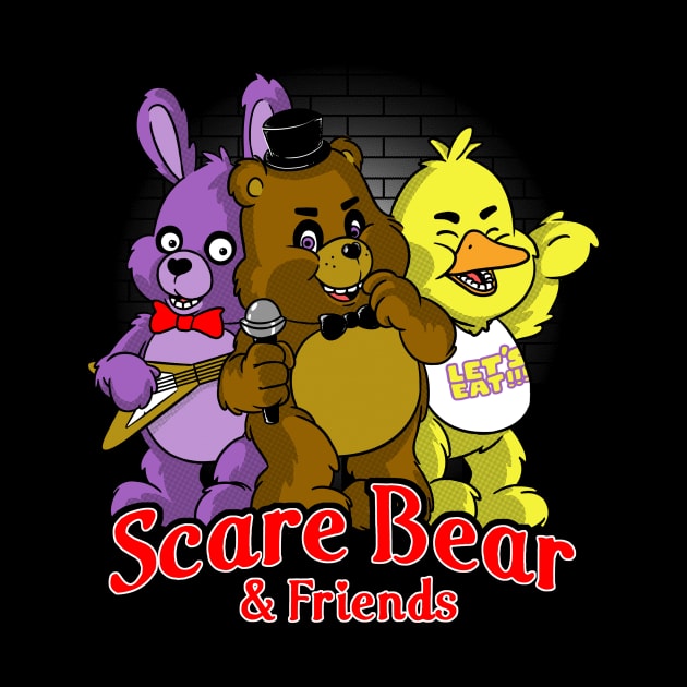 Freddy scare bear by TeeKetch