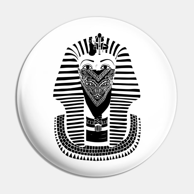 Pharaoh Thug Egyptian Bandana Pin by UNDERGROUNDROOTS