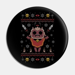 Lamb Christmas Pin