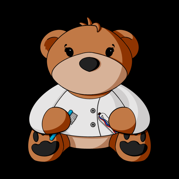 Dentist Teddy Bear by Alisha Ober Designs