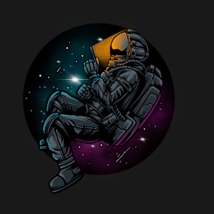 Astronout phone T-Shirt