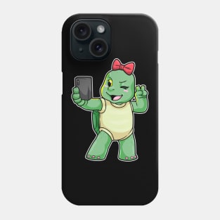 Turtle takes a Selfie Phone Case