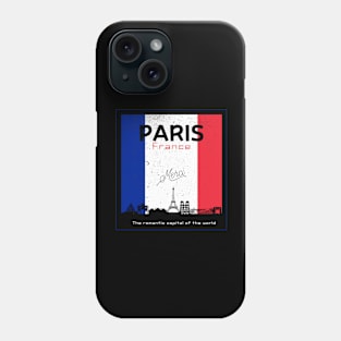 Paris, France Romantic Capital, French Phone Case