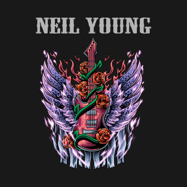 NEIL YOUNG. BAND by Bronze Archer