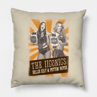 Vintage Aesthetic The IICONICS // Billie Kay & Peyton Royce Pillow