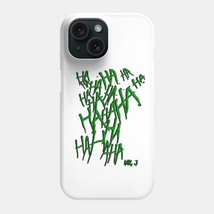 Laughter Green Design Phone Case