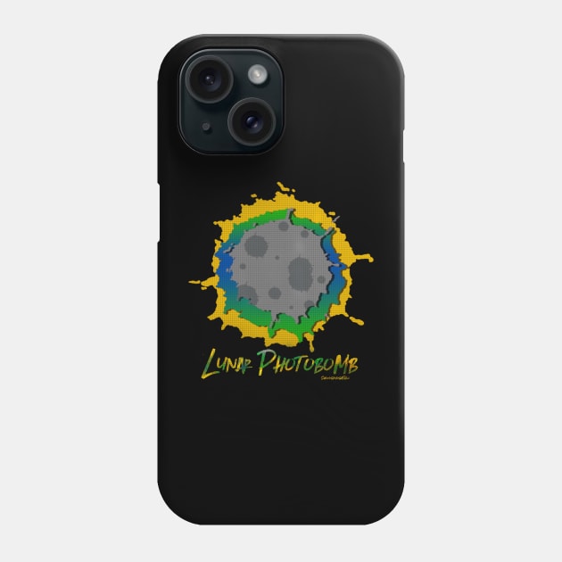 Lunar Eclipse Photobomb Phone Case by SherringenergyTeez