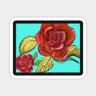 Red roses Magnet