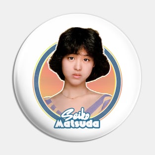 Seiko Matsuda // Retro 80s Fan Art Design Pin