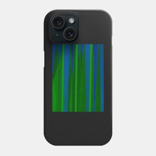 Flowing colors of blue and green Phone Case