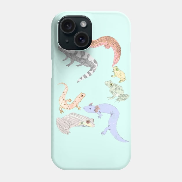 "All My Dudes" Phone Case by VaporWeeb