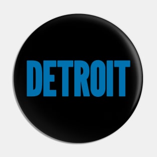 Detroit Blue Mode Pin