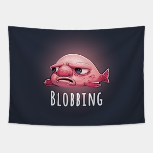 Blobfish be Blobbing Tapestry