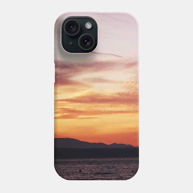 Wispy Warm Sky Phone Case by TomikoKH19