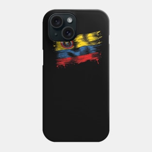 Colombian Heritage Flag Watercolor Phone Case