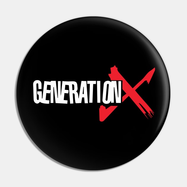 Generation X Pin by Artist Club