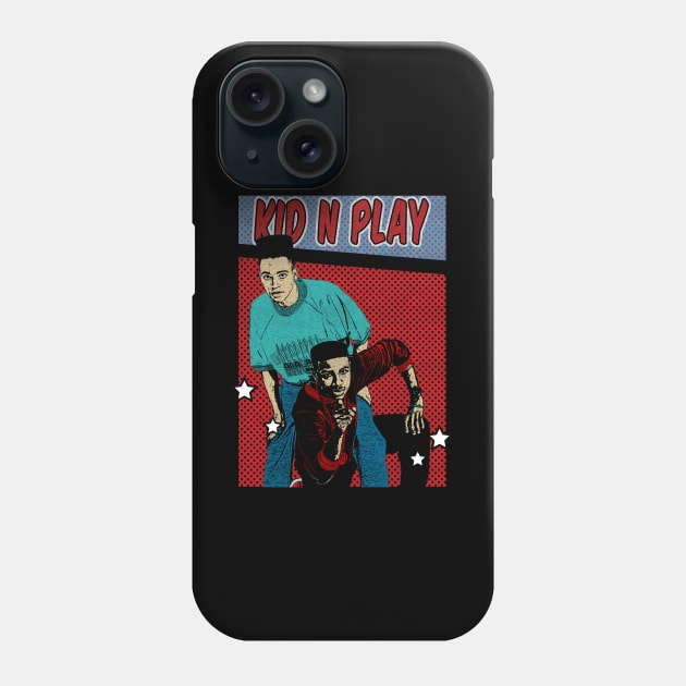 Kid N Play Pop Art Comic Style Phone Case by Flasher