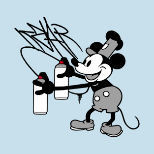 STEAMBOAT WILLIE KZAR TAG T-Shirt