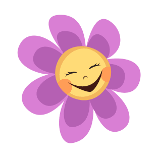 Happy laughing flower T-Shirt