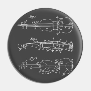 Violin Art Patent Print 1933 Pin