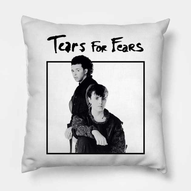 Vintage 80s Tears For Fears Pillow by bambangbuta