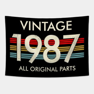 Vintage 1987 All Original Parts Tapestry