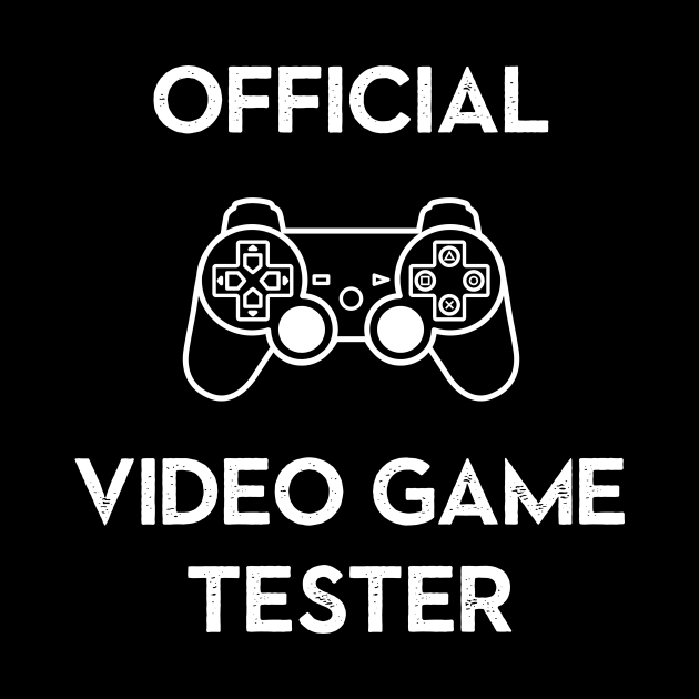 Official Video Game Tester Video Gamer Pin TeePublic