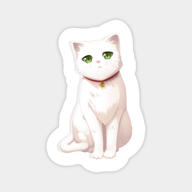 Cat Cute Anime Kitten Design White Cat Cat Cute Kitten Anime Cat Cute Anime Magnet Teepublic Image about cute in anime by nani on we heart it. cat cute anime kitten design white cat