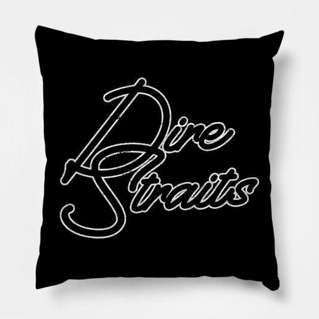 Dire Straits Pillow by DankFutura