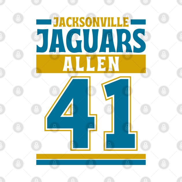 Jacksonville Jaguars Allen 41 American Football Edition 3 by Astronaut.co