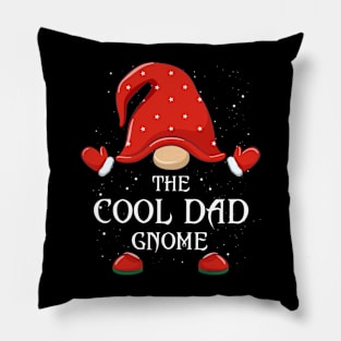 The Cool Dad Gnome Matching Family Group Christmas Pajama Pillow