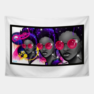 Rose Colored Glasses Tapestry