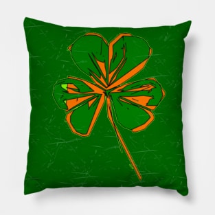 st patricks day shamrock Pillow