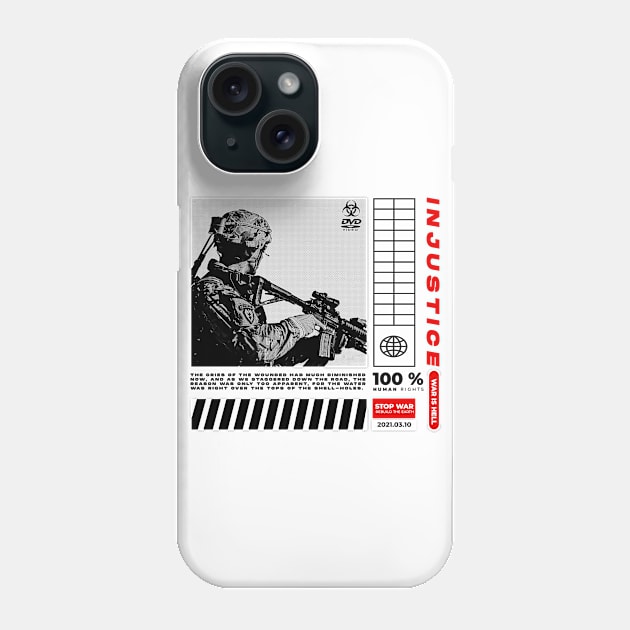 War is hell Phone Case by SimplifyCrative