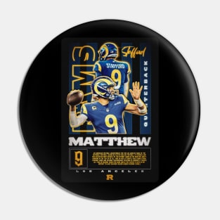 Matthew Stafford 9 Pin