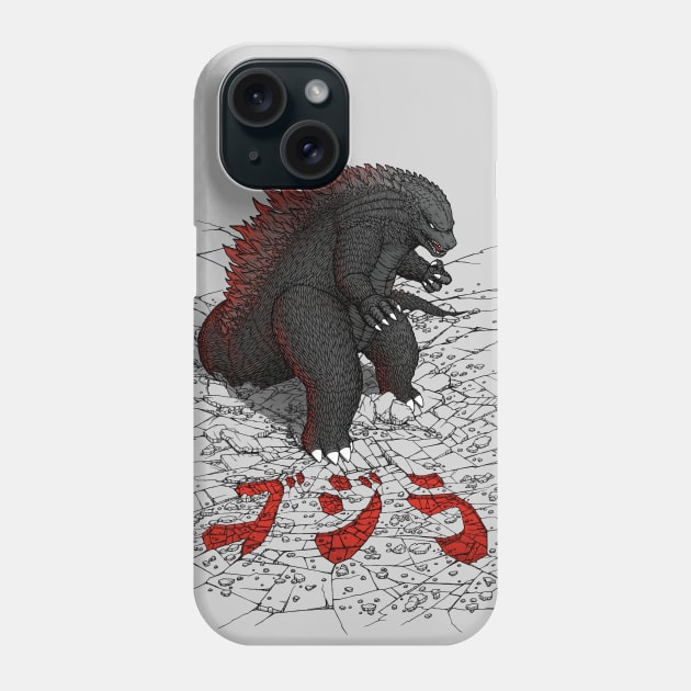 The Great Daikaiju Phone Case by pigboom