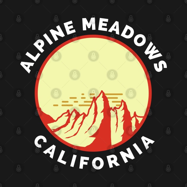 Alpine Meadows Ski Snowboard Mountain California Yosemite - Travel by Famgift