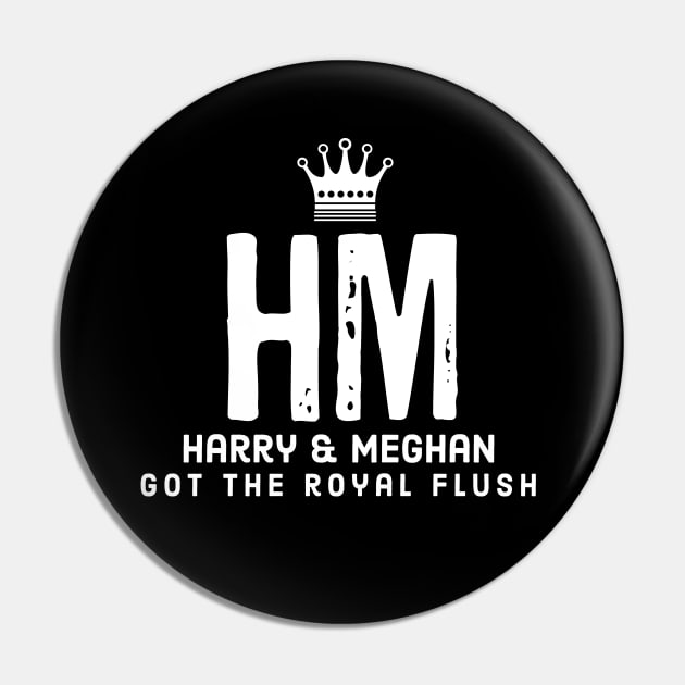 HM Meghan Markle Prince Harry Funny Design Pin by ZoesPrints