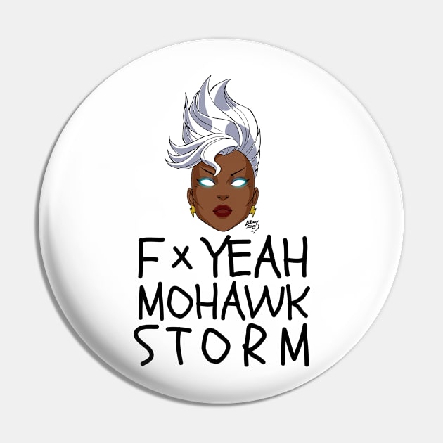 Wind Rider Fx Yeah Mohawk Pin by artoflucas