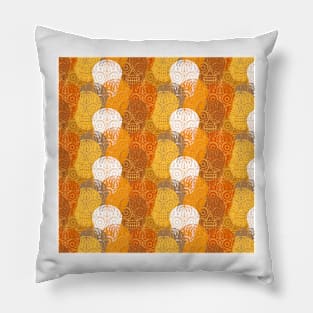 Sugar Skulls , Halloween , Day Of the dead Pillow