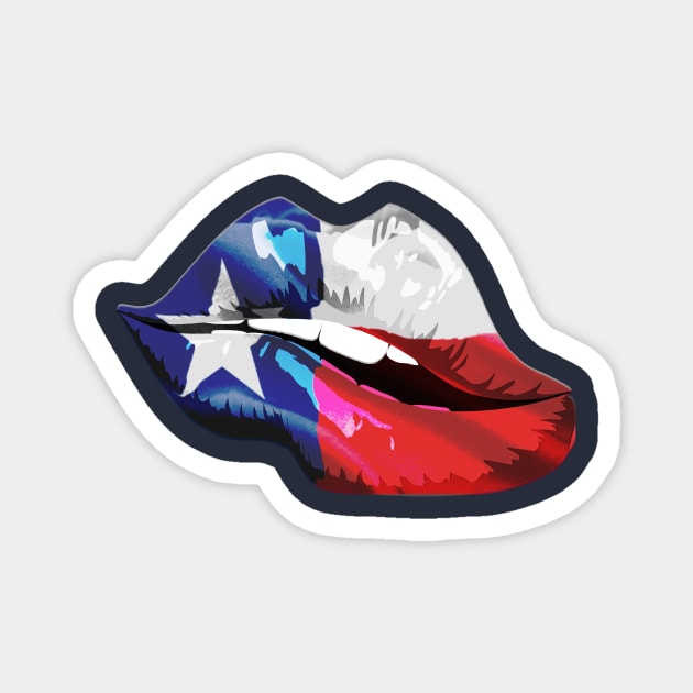 Sexy Texas Lips Magnet by TexasTeez