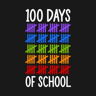 100 Days of School Funny Math Teacher Student Kid Math Lover T-Shirt